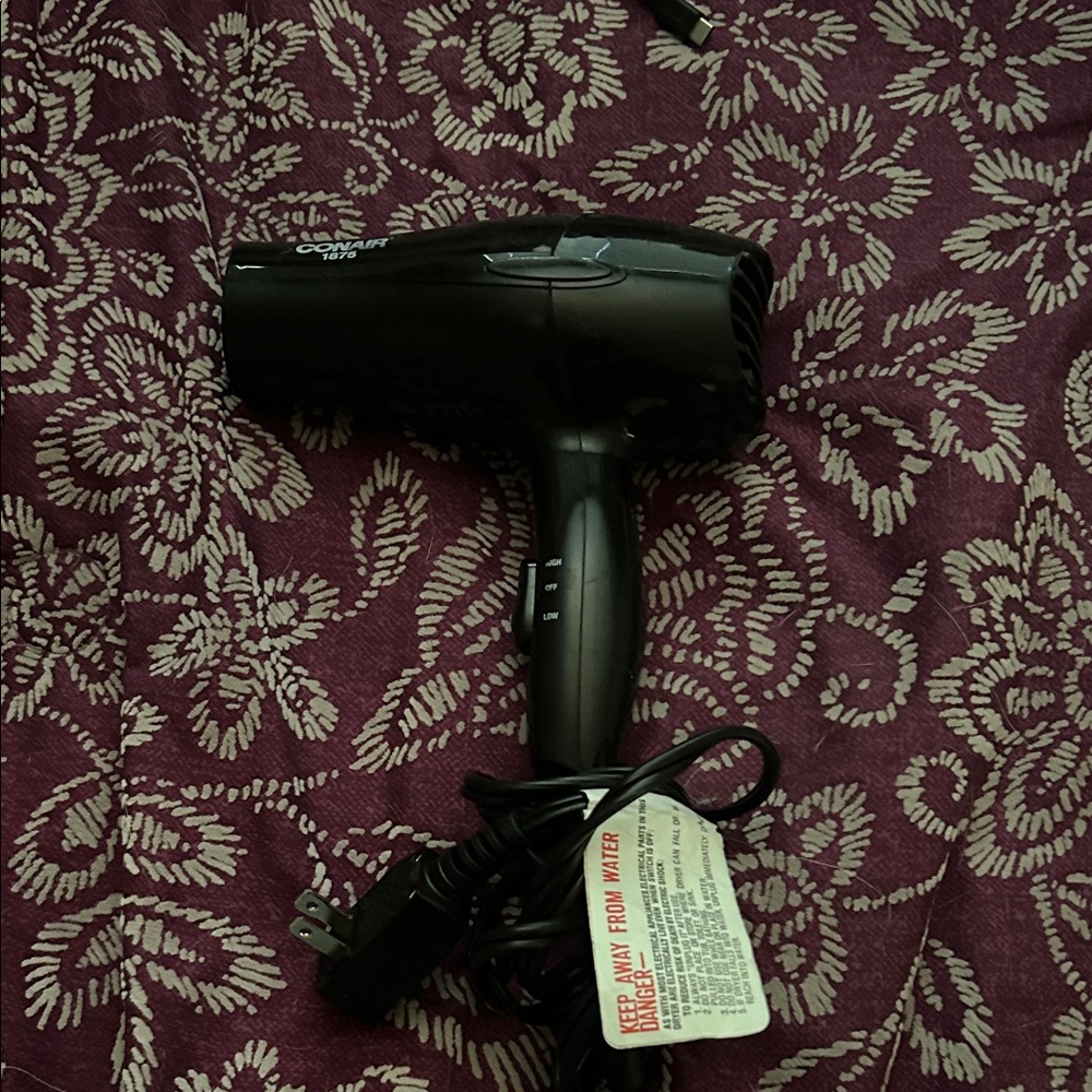 Black Hair Dryer